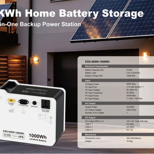 1000Wh Portable Home Outdoor Power Station - Outdoor Home Energy Storage - botai.ftsxmorfeiy.com