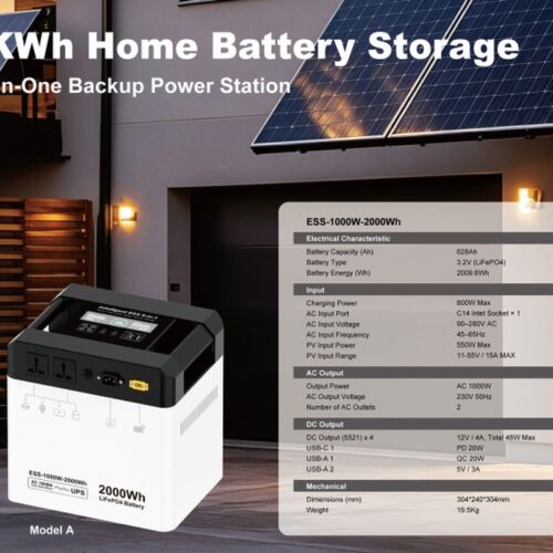 2000Wh Portable Outdoor Home Power Station - Outdoor Home Energy Storage - botai.ftsxmorfeiy.com